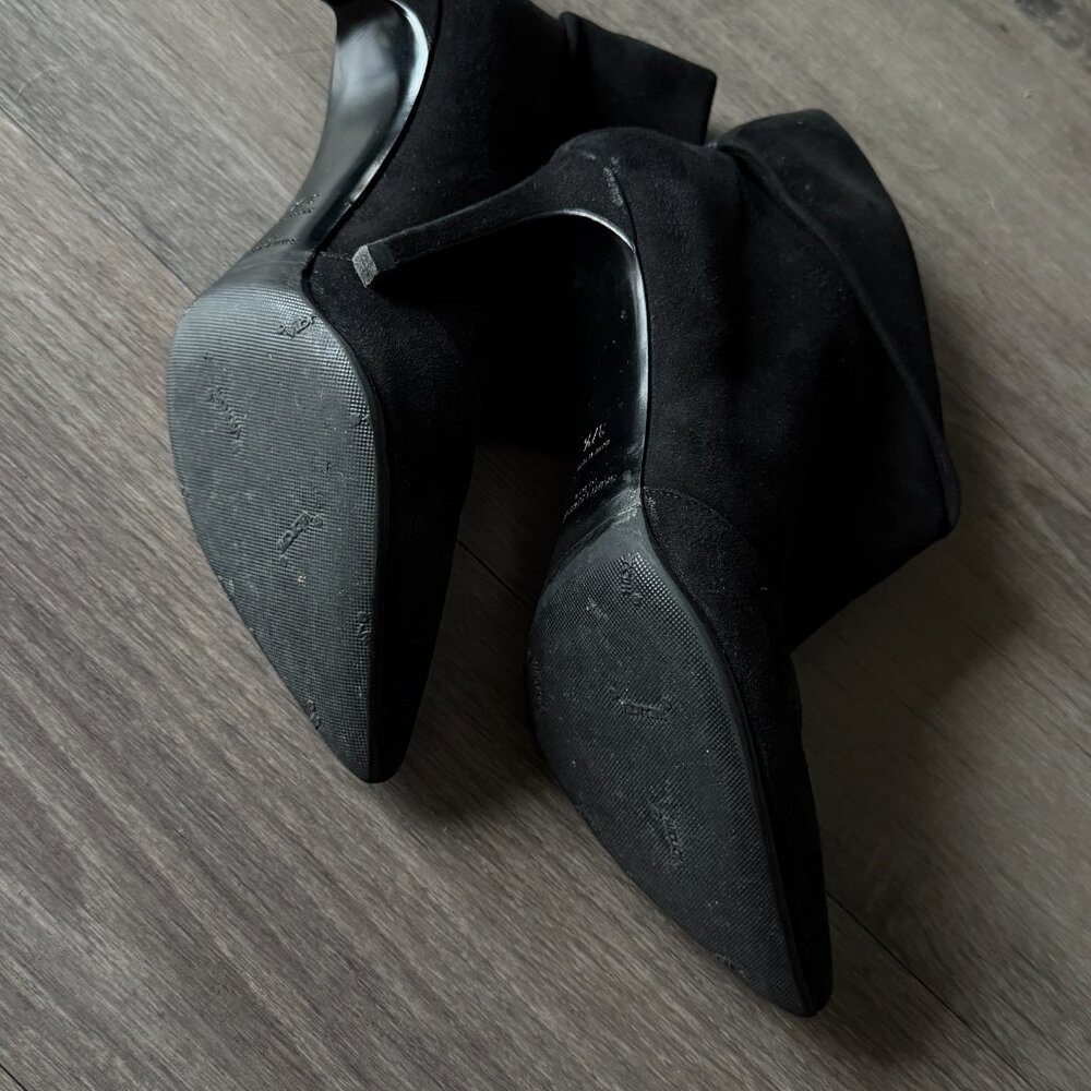 Saint Laurent | Suede Ankle Boots | Size 37.5 - Picture 6 of 7